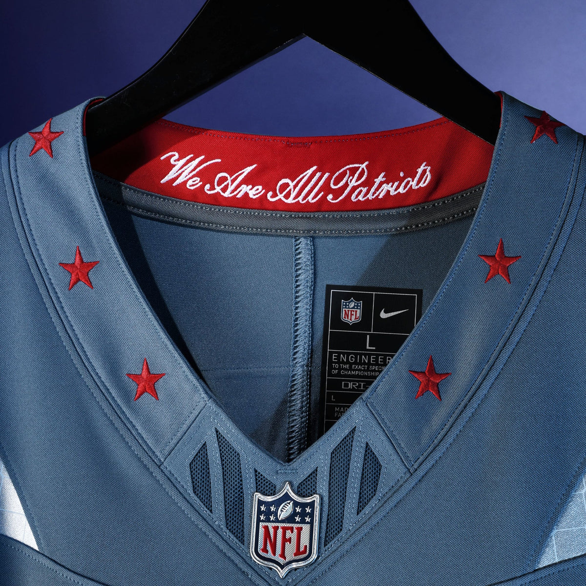 Men's New England Patriots Hunter Henry Nike Blue Rivalries Collection Stitched Limited Jersey
