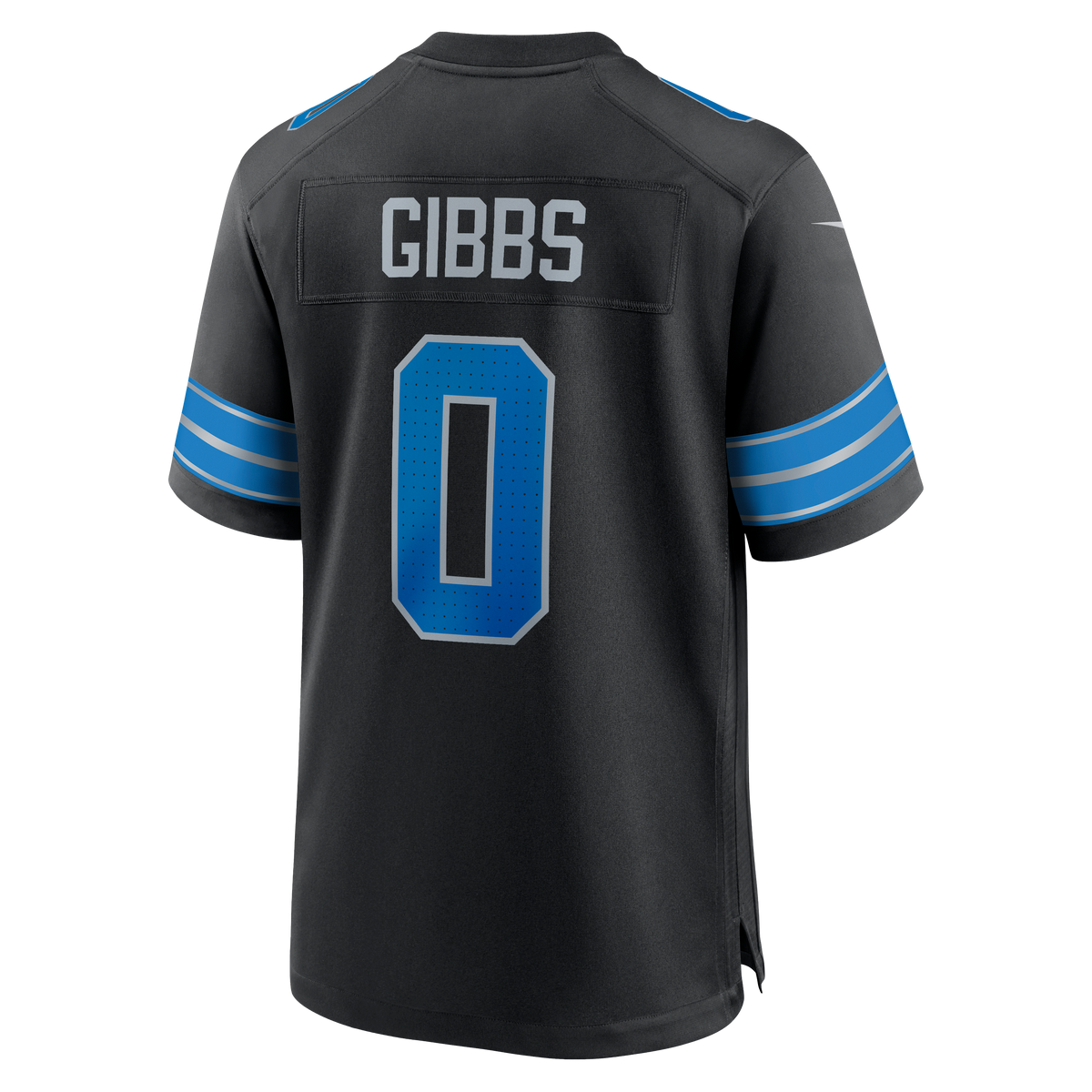 Men's Detroit Lions Jahmyr Gibbs Nike Black 2nd Alternate Game Player Jersey