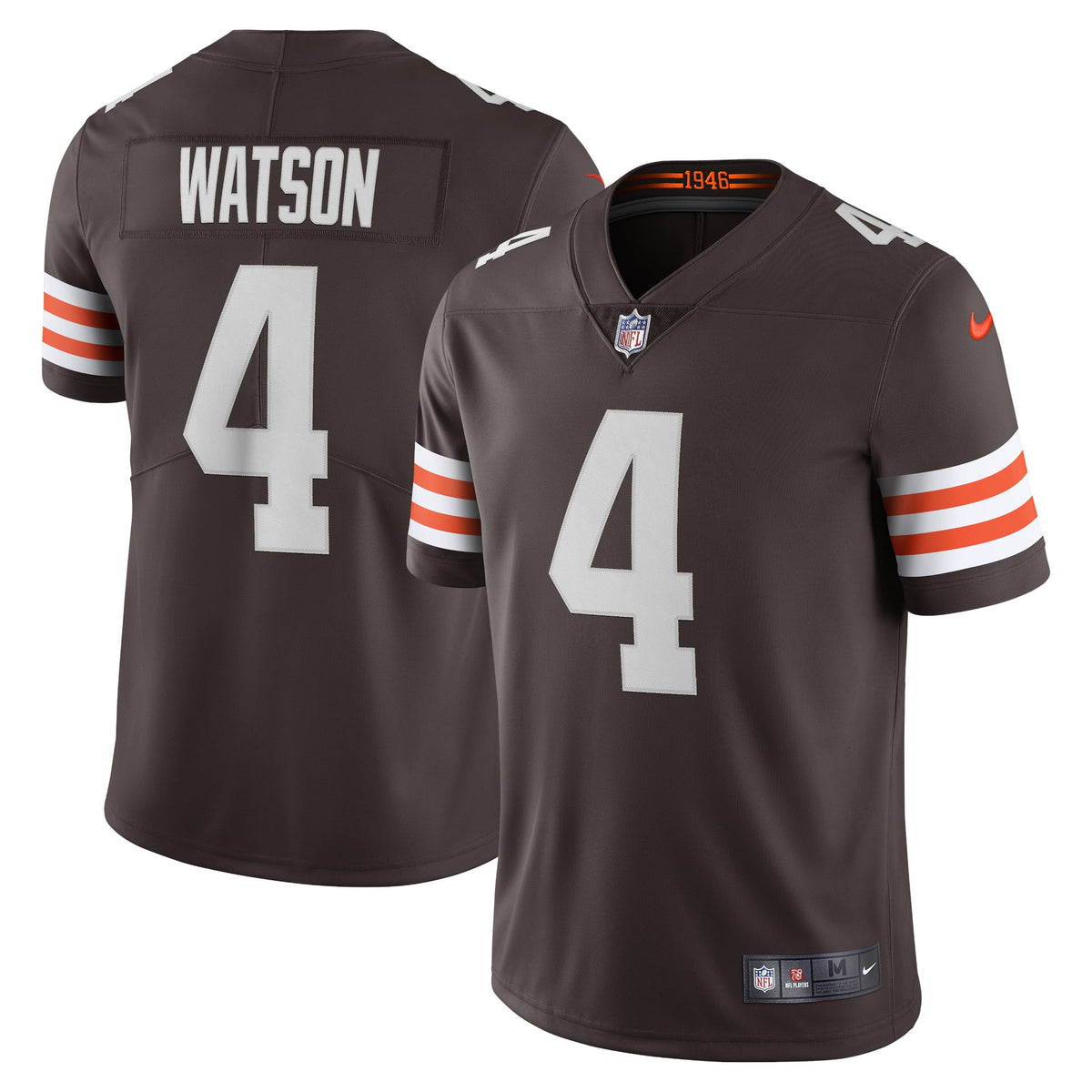 Men's Cleveland Browns Deshaun Watson Nike White 2021 Alternate Vapor Limited Jersey