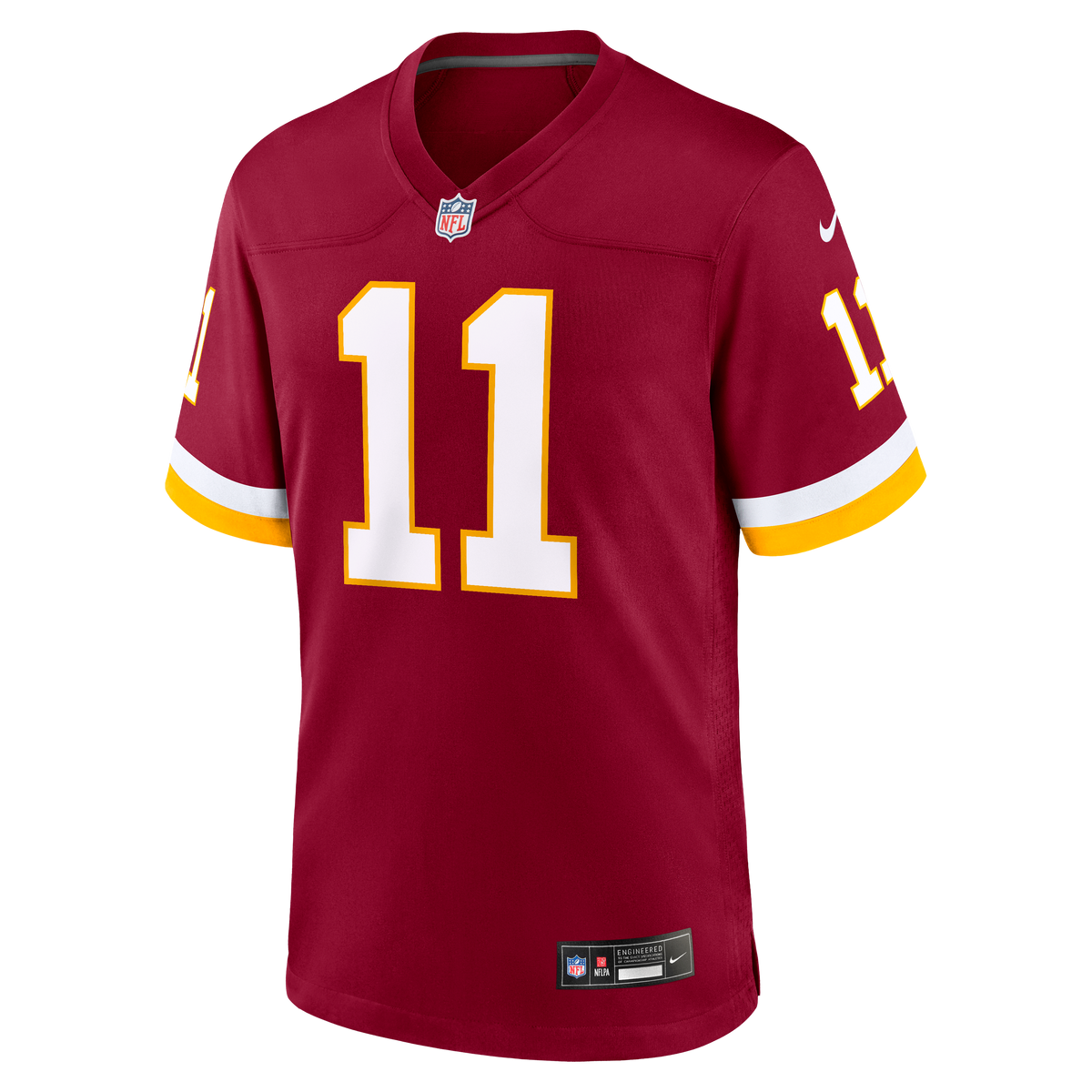Men's Washington Commanders Luke McCaffrey Nike White Game Super Bowl Era Jersey