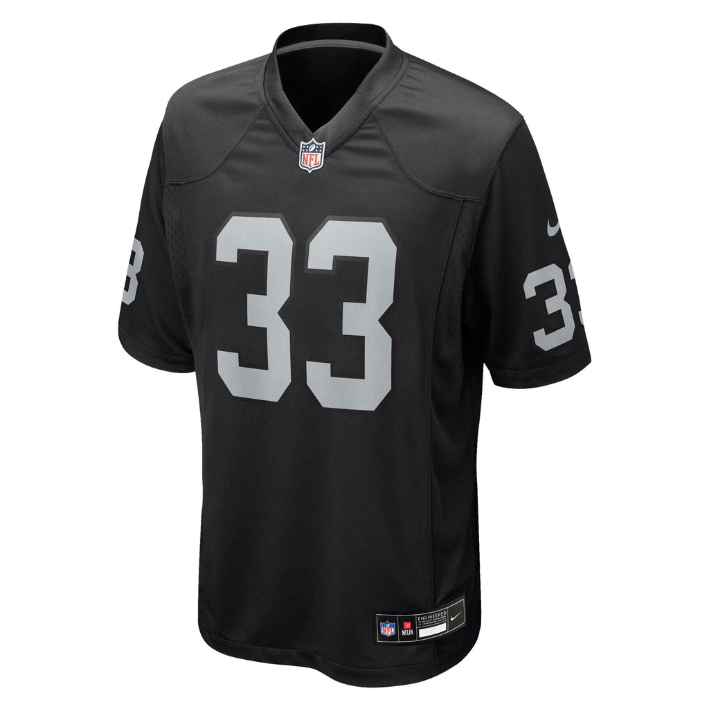 Men's Las Vegas Raiders Jamal Adams Nike  Black Team Game Jersey