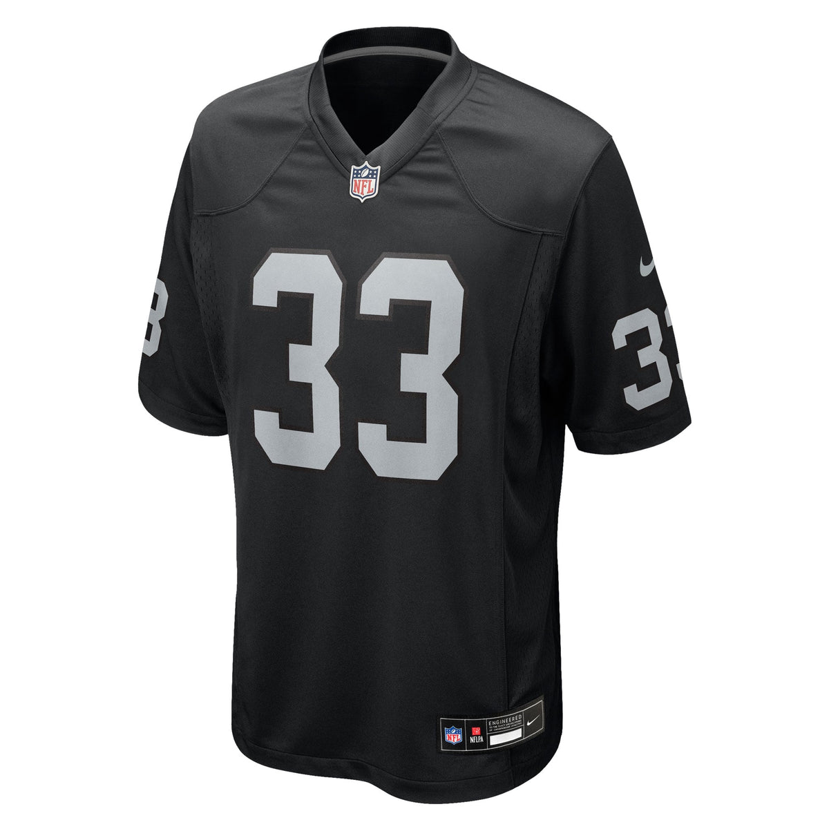 Men's Las Vegas Raiders Jamal Adams Nike  Black Team Game Jersey