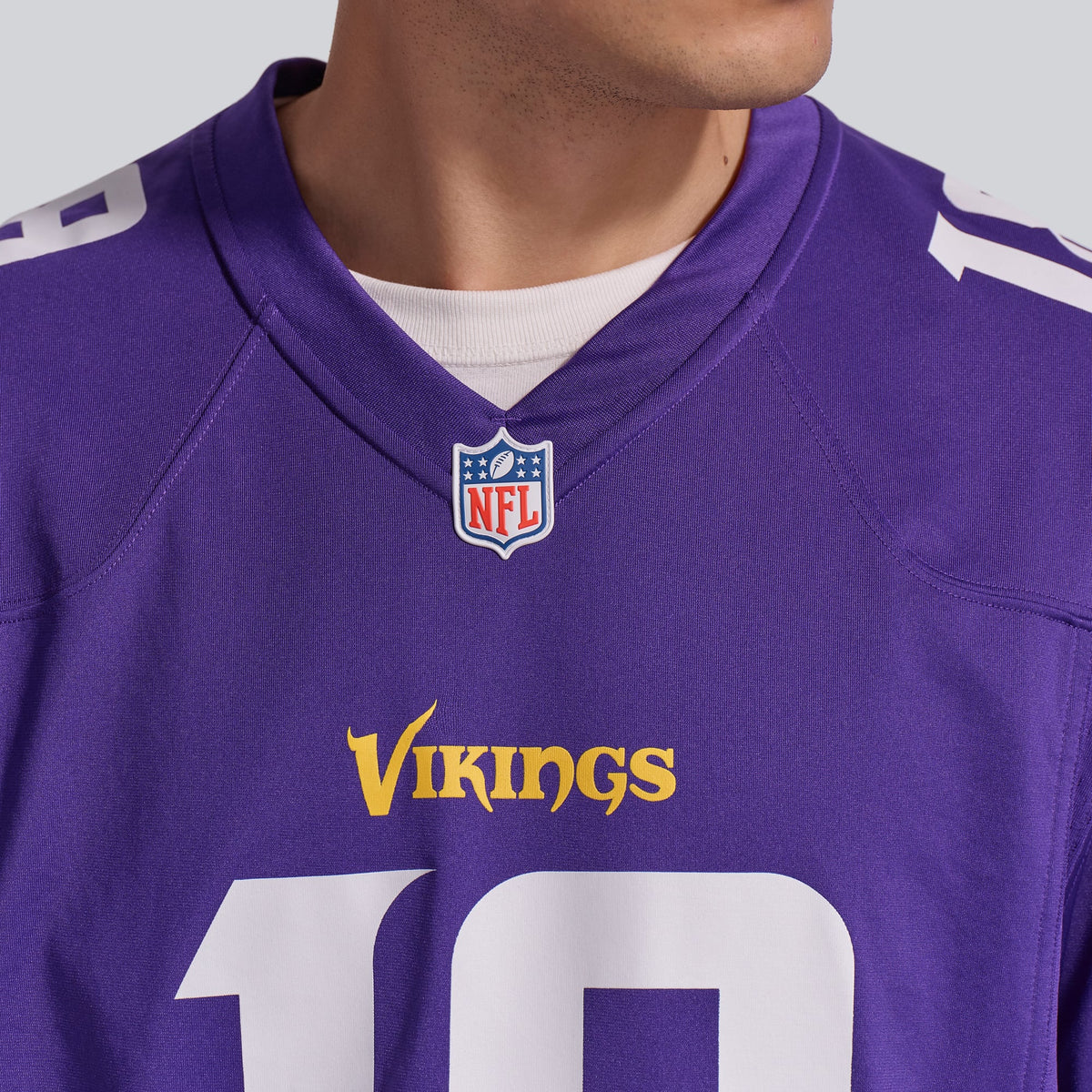 Men's Minnesota Vikings Justin Jefferson Nike White Game Player Jersey