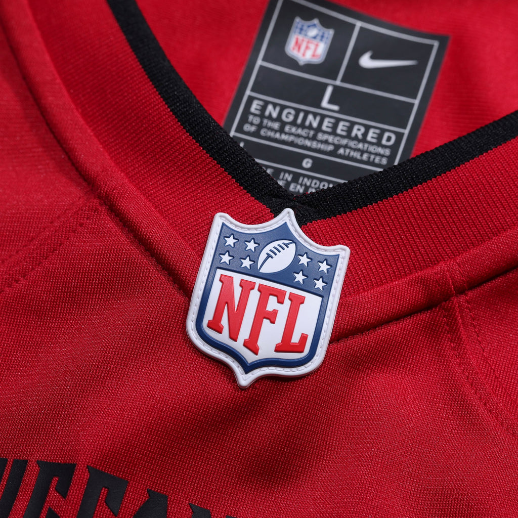 Men's Tampa Bay Buccaneers Easton Stick Nike Red Team Game Jersey