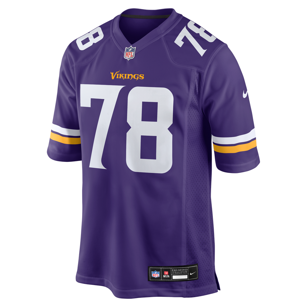 Men's Minnesota Vikings Ryan Kelly Nike  Purple Team Game Jersey