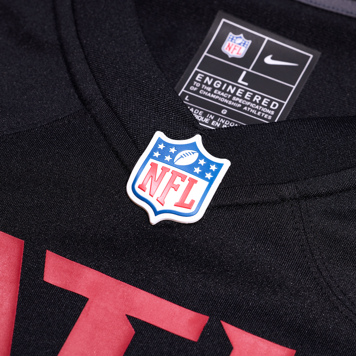 Men's Atlanta Falcons Deven Thompkins Nike  Black Team Game Jersey