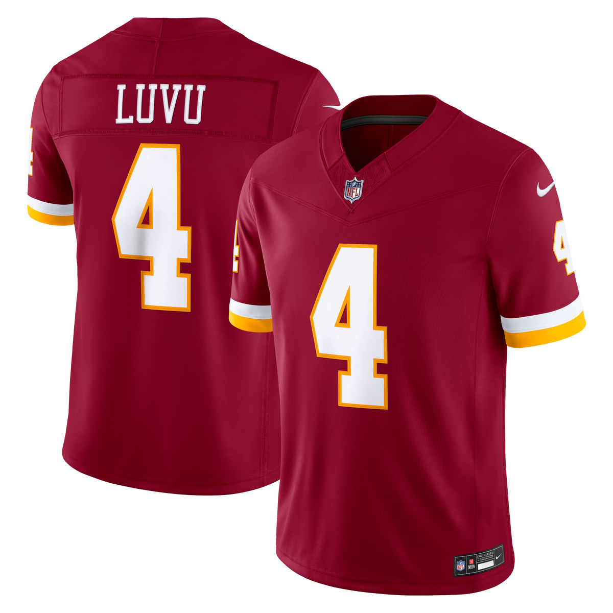 Men's Washington Commanders Frankie Luvu Nike Burgundy Team Vapor F.U.S.E. Stitched Limited Jersey