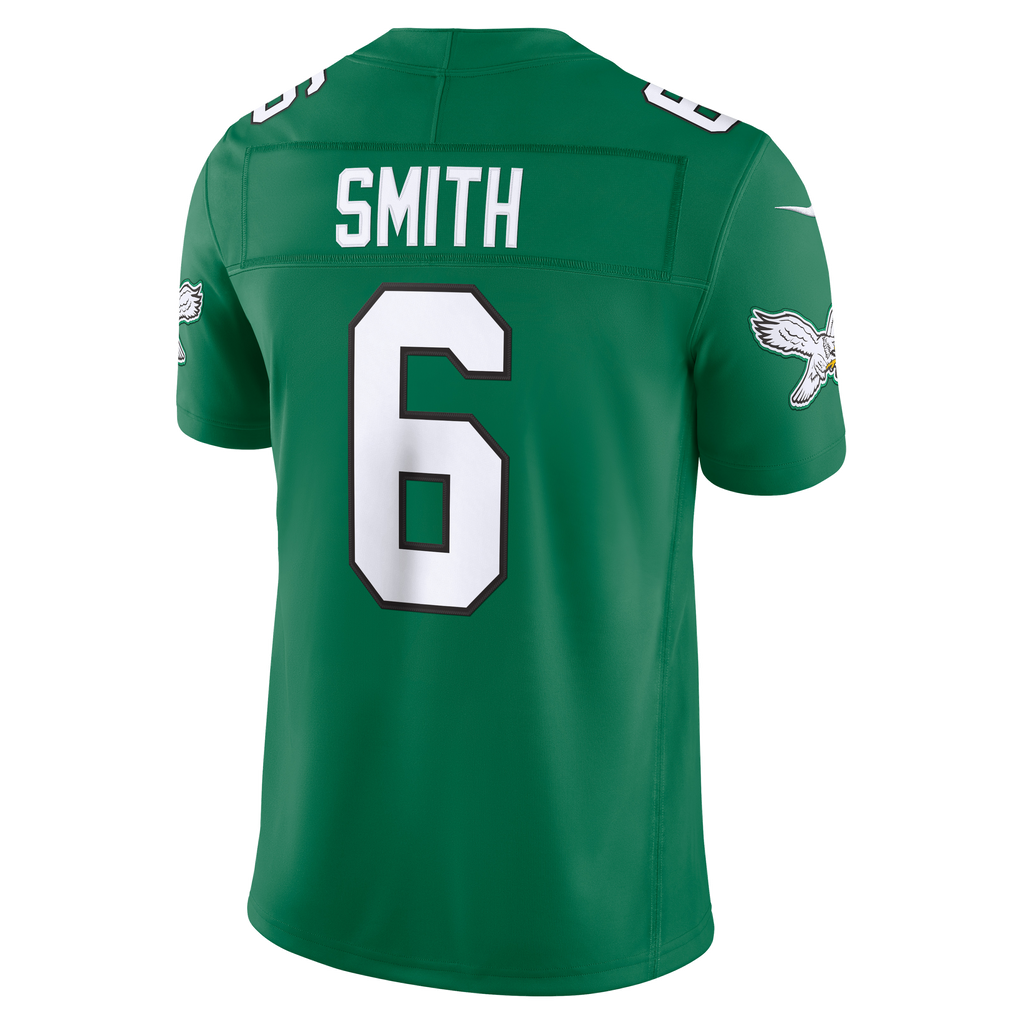 Men's Philadelphia Eagles DeVonta Smith Nike Midnight Green Team Vapor F.U.S.E. Stitched Limited Jersey