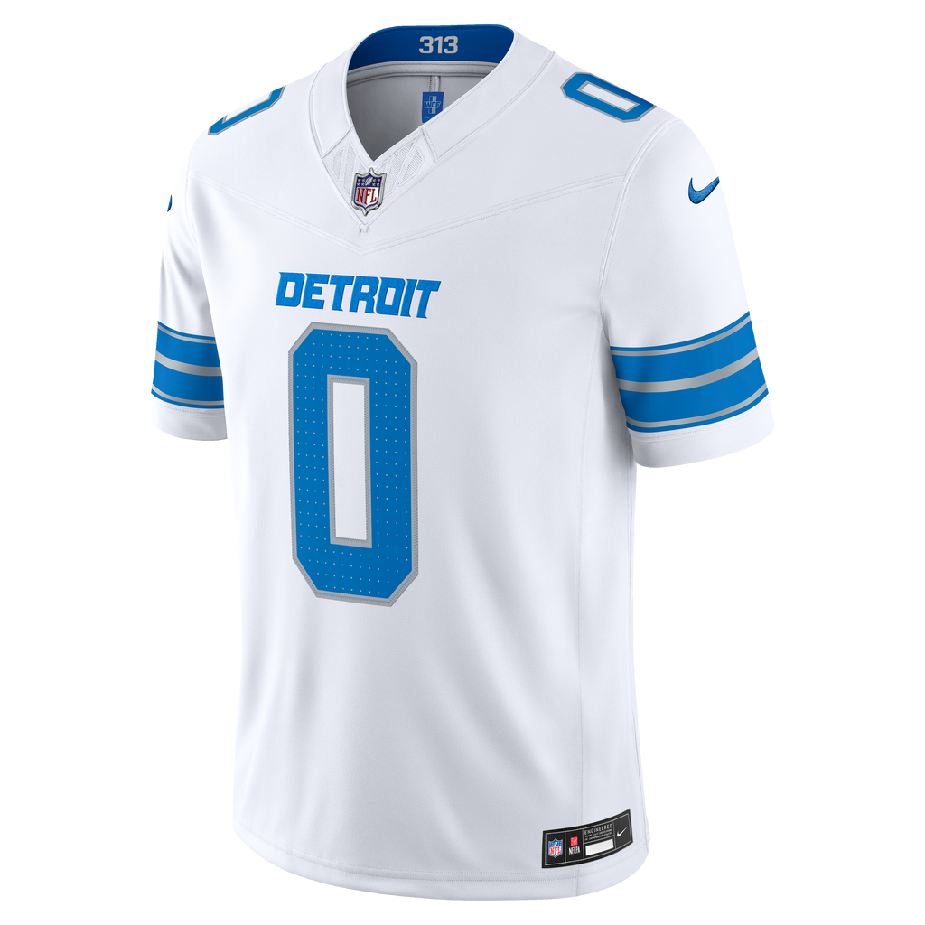 Men's Detroit Lions Jahmyr Gibbs Nike Black Alternate Vapor F.U.S.E. Stitched Limited Jersey