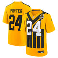Men's Pittsburgh Steelers Joey Porter Jr. Nike Gold Alternate 1933 Throwback Game Jersey