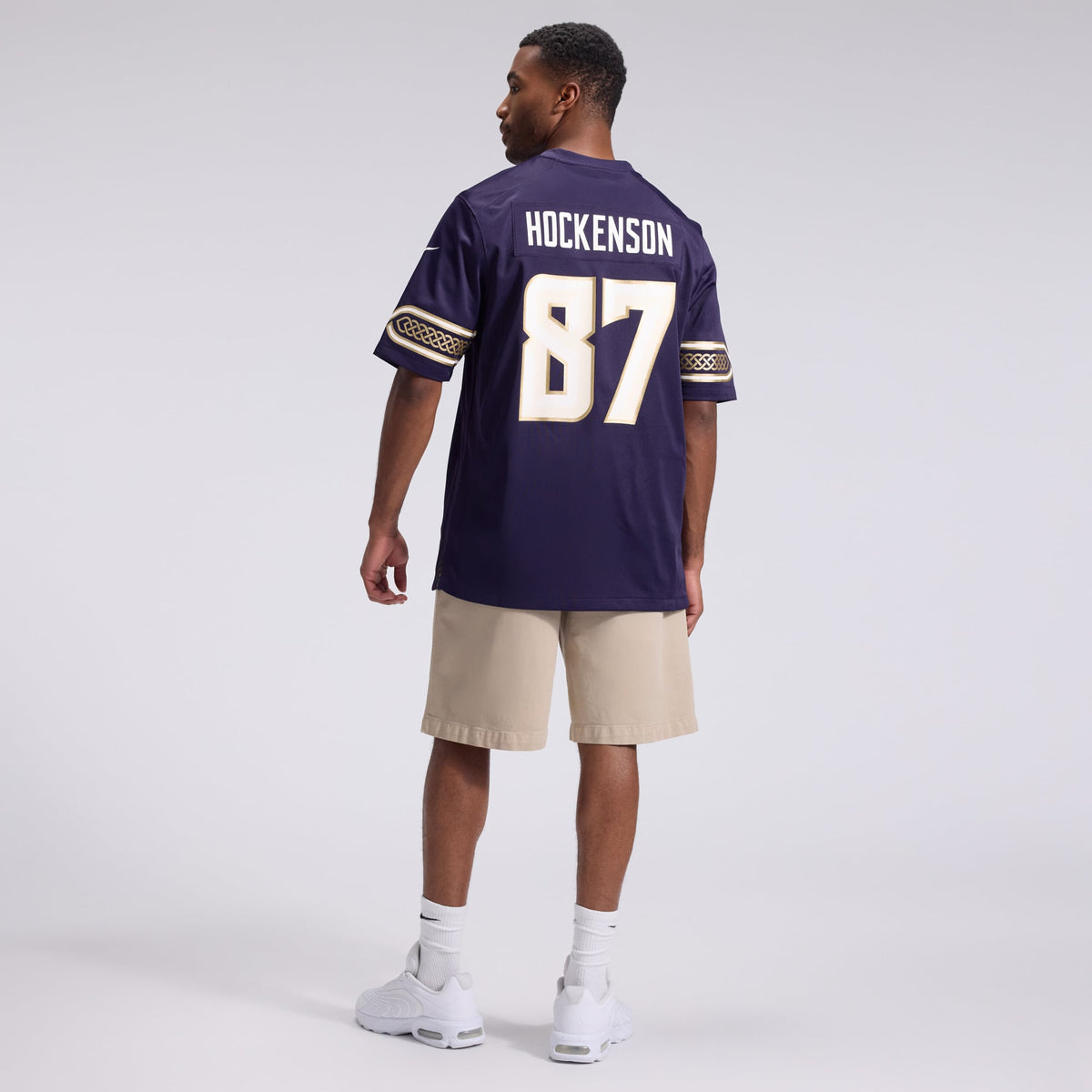 Men's Minnesota Vikings T.J. Hockenson Nike Purple 2026 Rivalries Collection Game Jersey