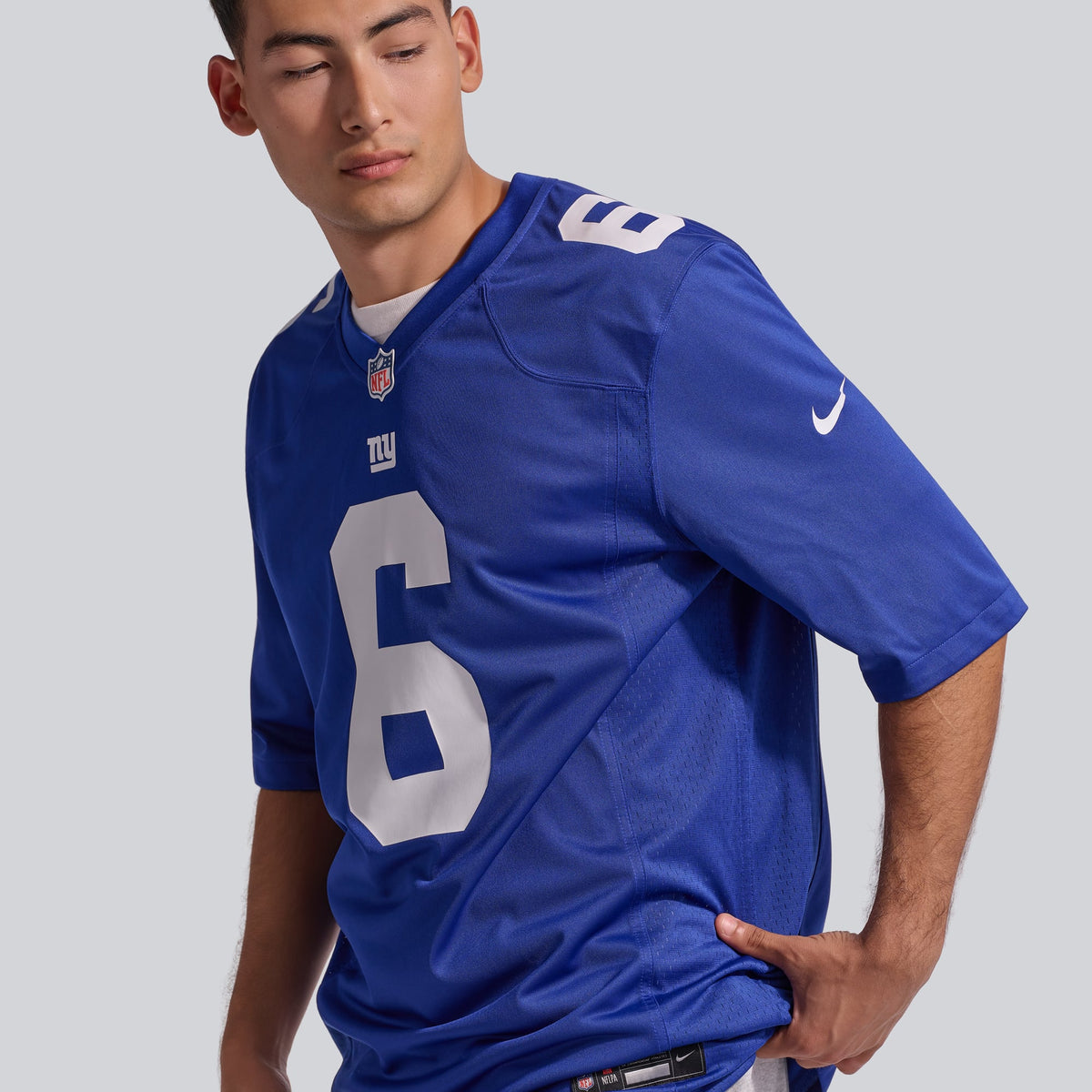 Men's New York Giants Jaxson Dart Nike Royal Team Game Jersey
