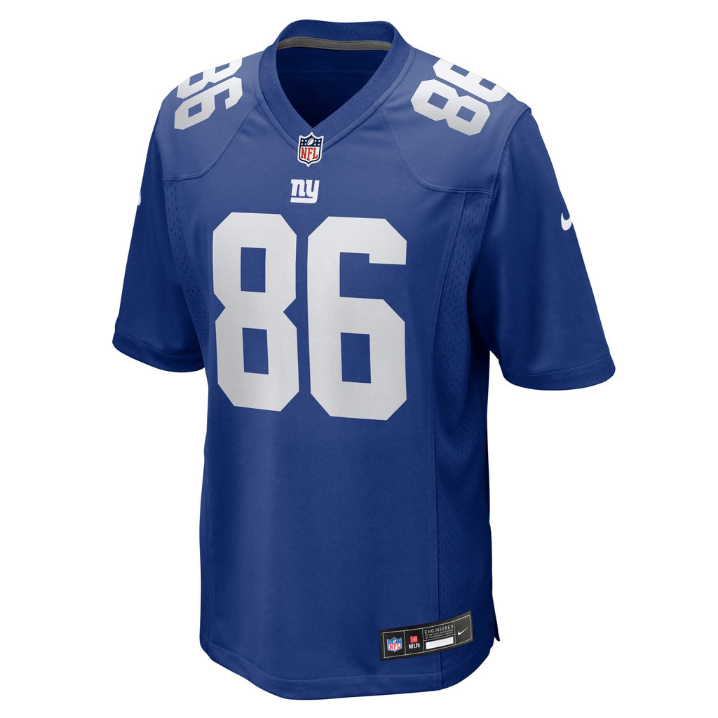 Men's New York Giants Thomas Fidone II Nike  Royal Team Game Jersey