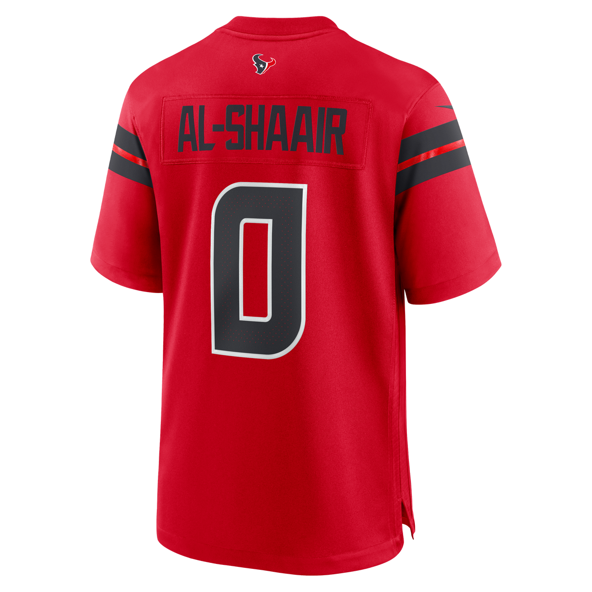 Men's Houston Texans Azeez Al-Shaair Nike  Navy Team Game Jersey