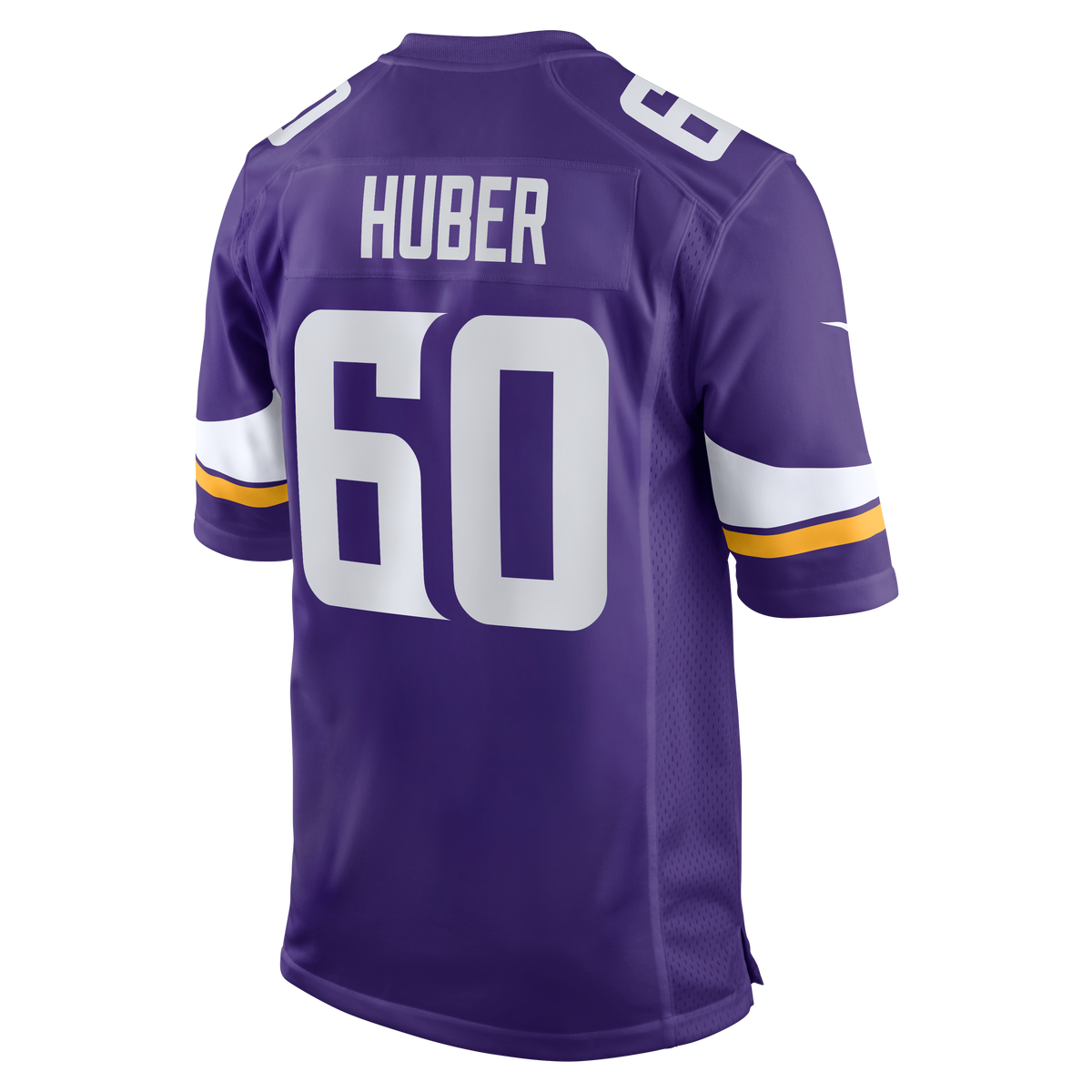 Men's Minnesota Vikings Joe Huber Nike  Purple Team Game Jersey