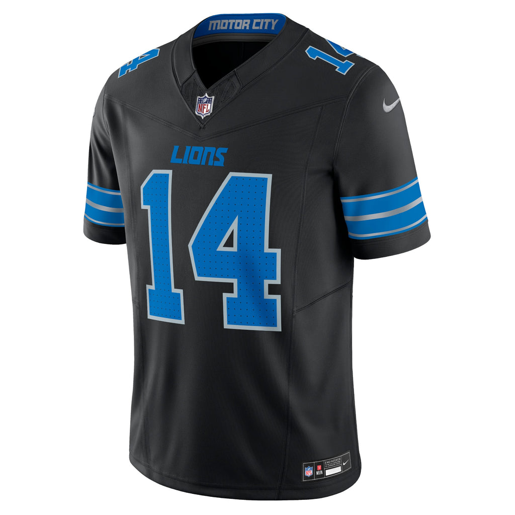Men's Detroit Lions Amon-Ra St. Brown Nike Black 2nd Alternate Vapor F.U.S.E. Limited Jersey