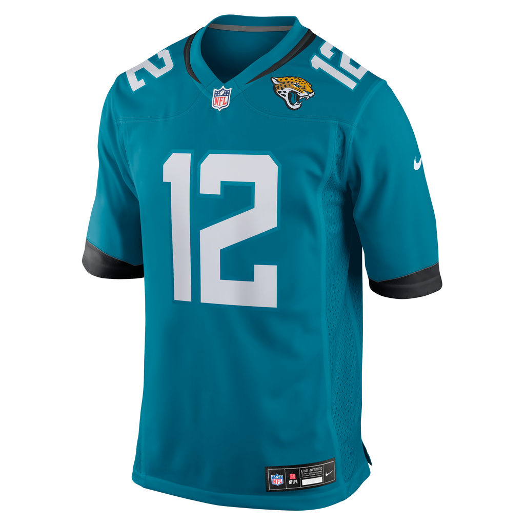 Men's Jacksonville Jaguars Travis Hunter Nike Teal Team Game Jersey