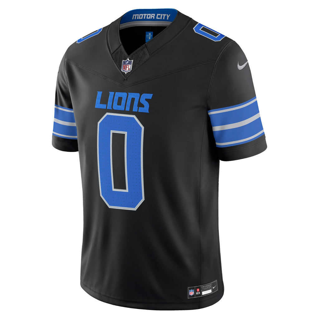 Men's Detroit Lions Jahmyr Gibbs Nike White Vapor F.U.S.E. Stitched Limited Jersey