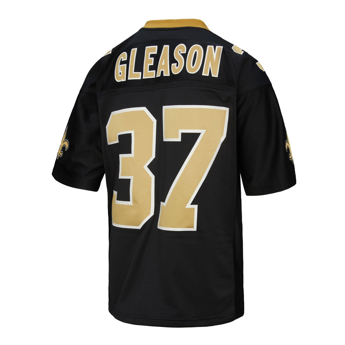 Men's New Orleans Saints Steve Gleason Mitchell & Ness Black Legacy Replica Jersey