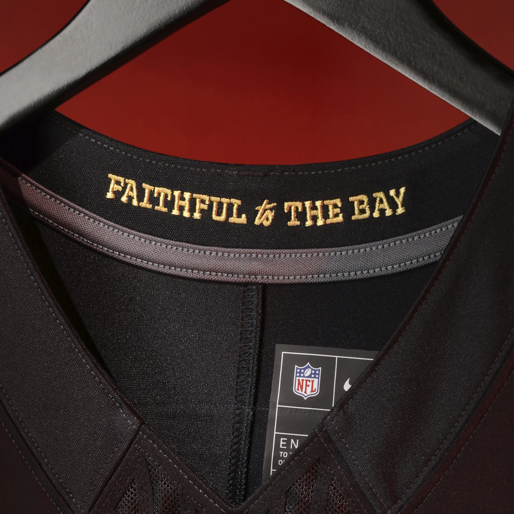 Men's San Francisco 49ers Christian McCaffrey Nike Black Rivalries Collection Stitched Limited Jersey