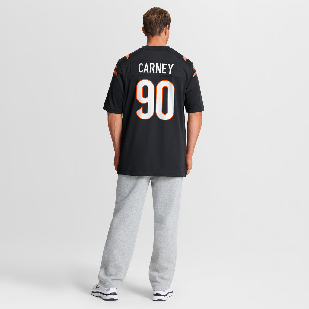 Men's Cincinnati Bengals Owen Carney Nike Black Home Game Player Jersey