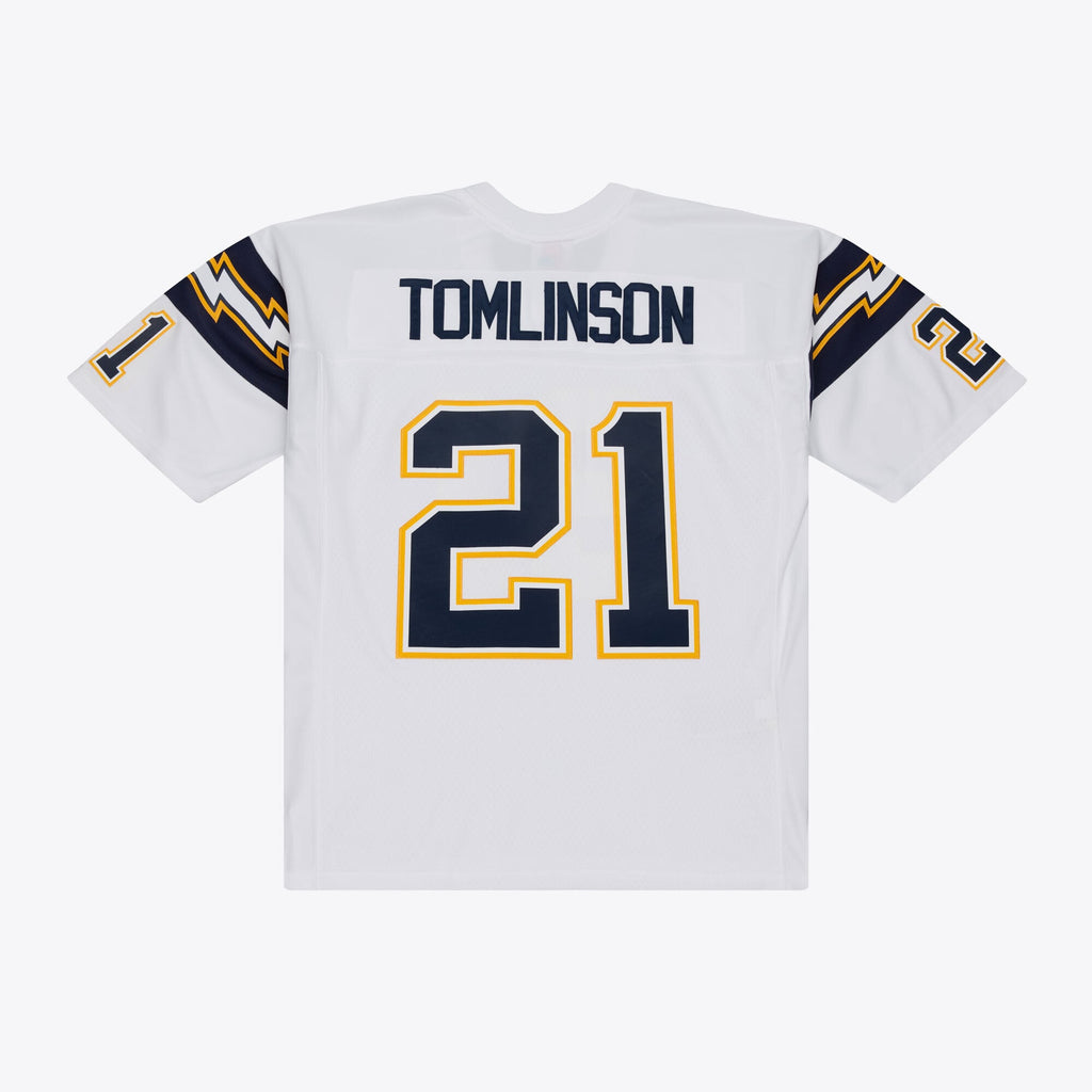 Men's San Diego Chargers LaDainian Tomlinson Mitchell & Ness White 2001 Legacy Replica Player Jersey
