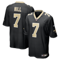 Men's New Orleans Saints Taysom Hill Nike Black Game Jersey