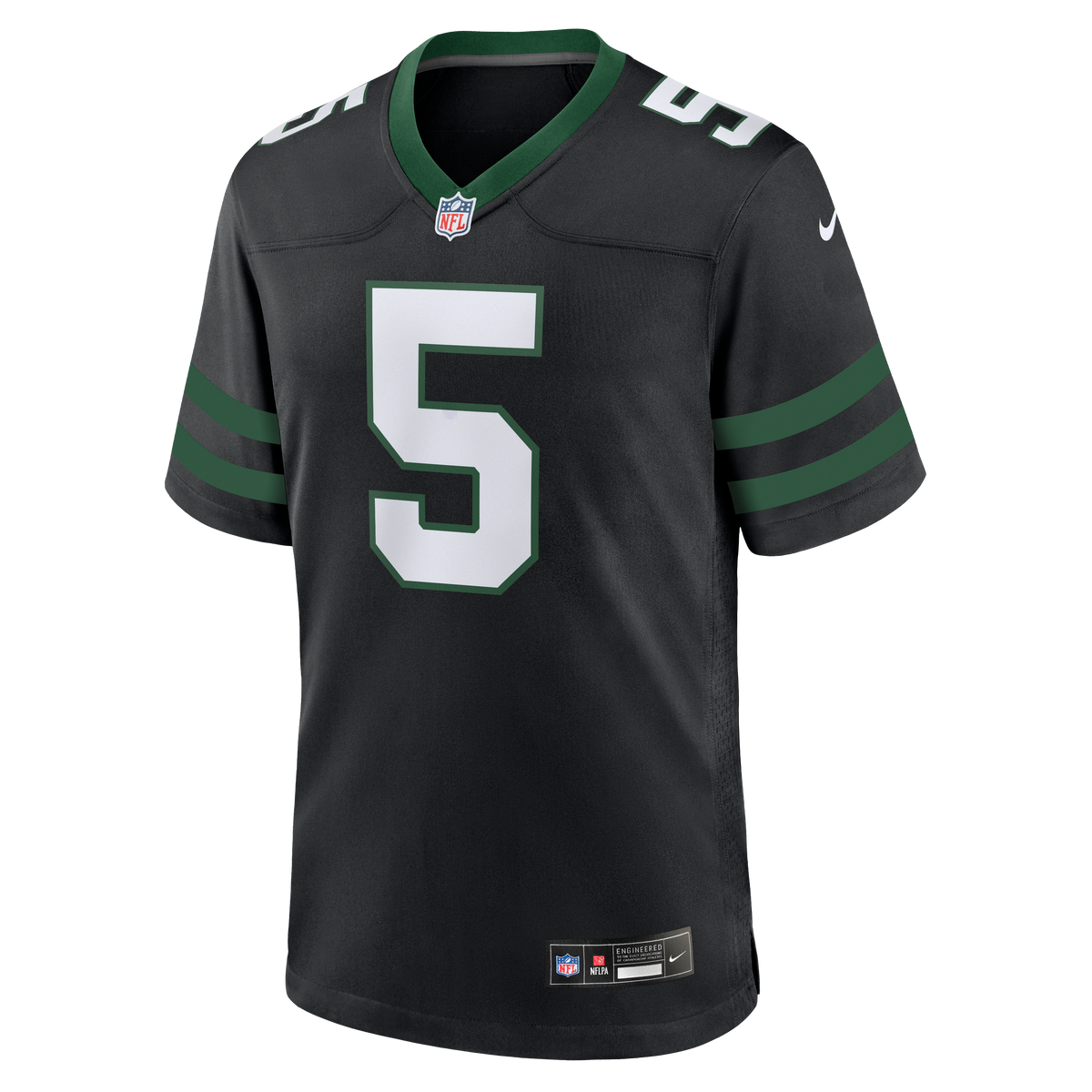 Men's New York Jets Garrett Wilson Nike Legacy White Game Jersey