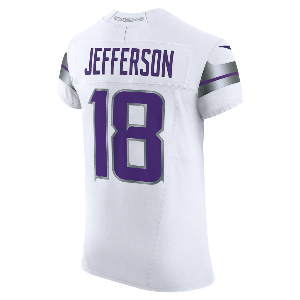 Men's Minnesota Vikings Justin Jefferson Nike White Alternate Vapor F.U.S.E. Elite Player Jersey
