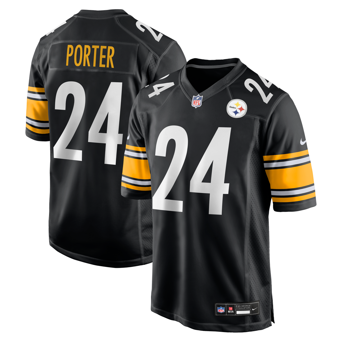 Men's Pittsburgh Steelers Joey Porter Jr. Nike Gold Alternate 1933 Throwback Game Jersey