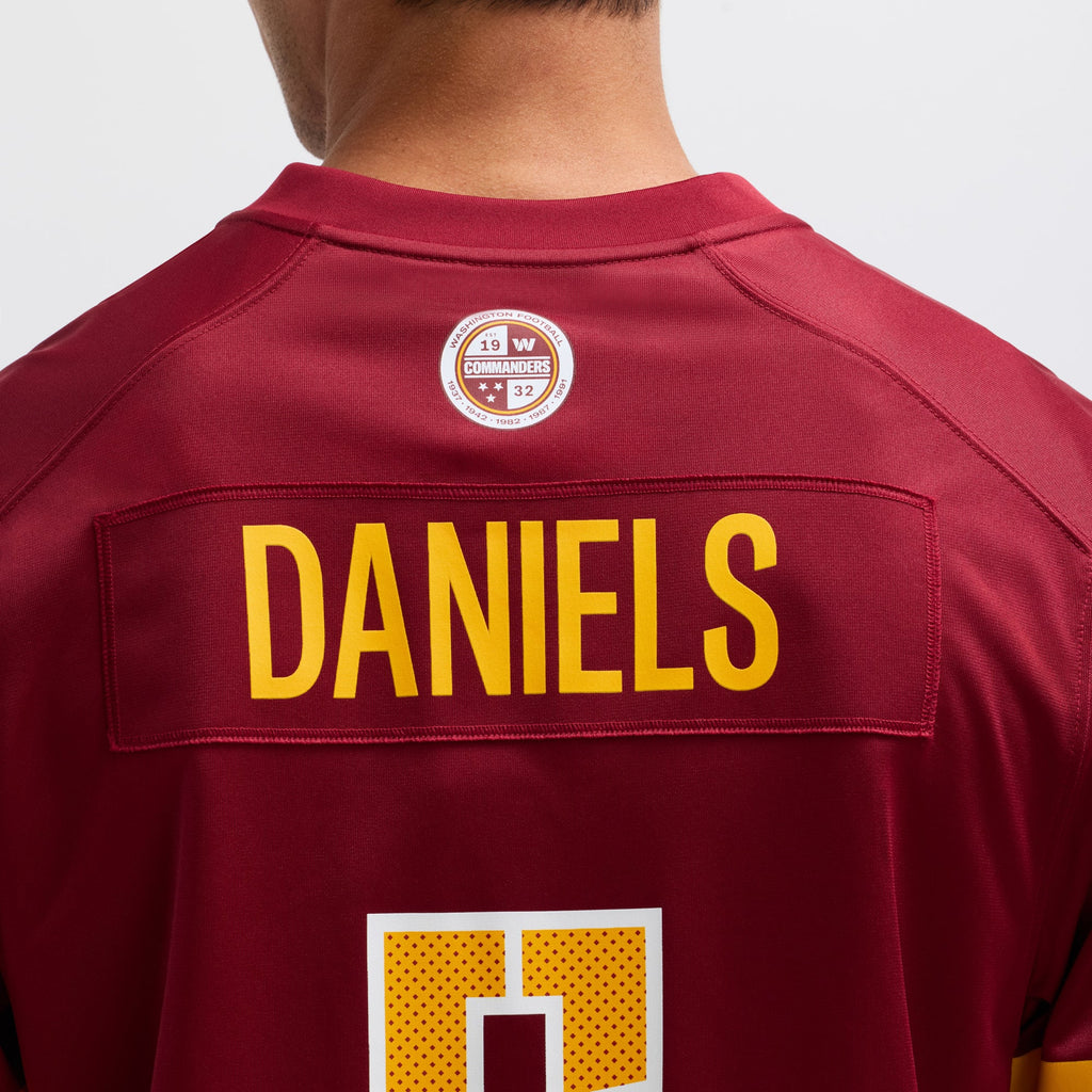 Men's Washington Commanders Jayden Daniels Nike Burgundy  Player Game Jersey