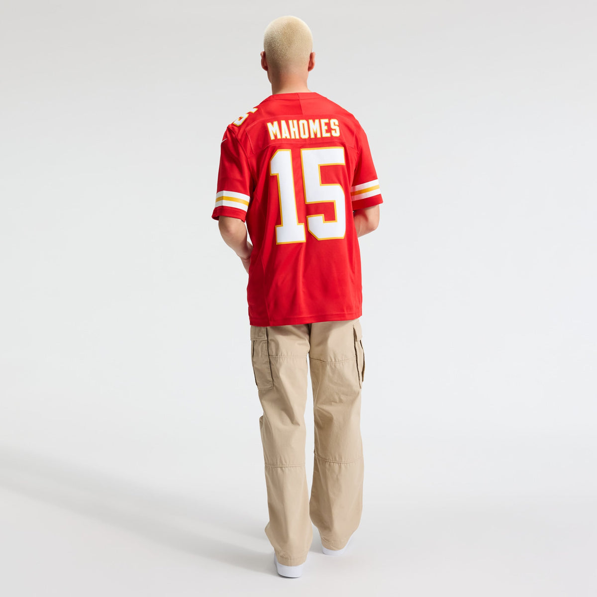 Men's Kansas City Chiefs Patrick Mahomes Nike White Vapor F.U.S.E. Stitched Limited Jersey