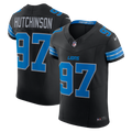 Men's Detroit Lions Aidan Hutchinson Nike Black Alternate Vapor F.U.S.E. Elite Jersey