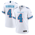 Men's Tennessee Titans Wan'Dale Robinson Nike White Game Jersey