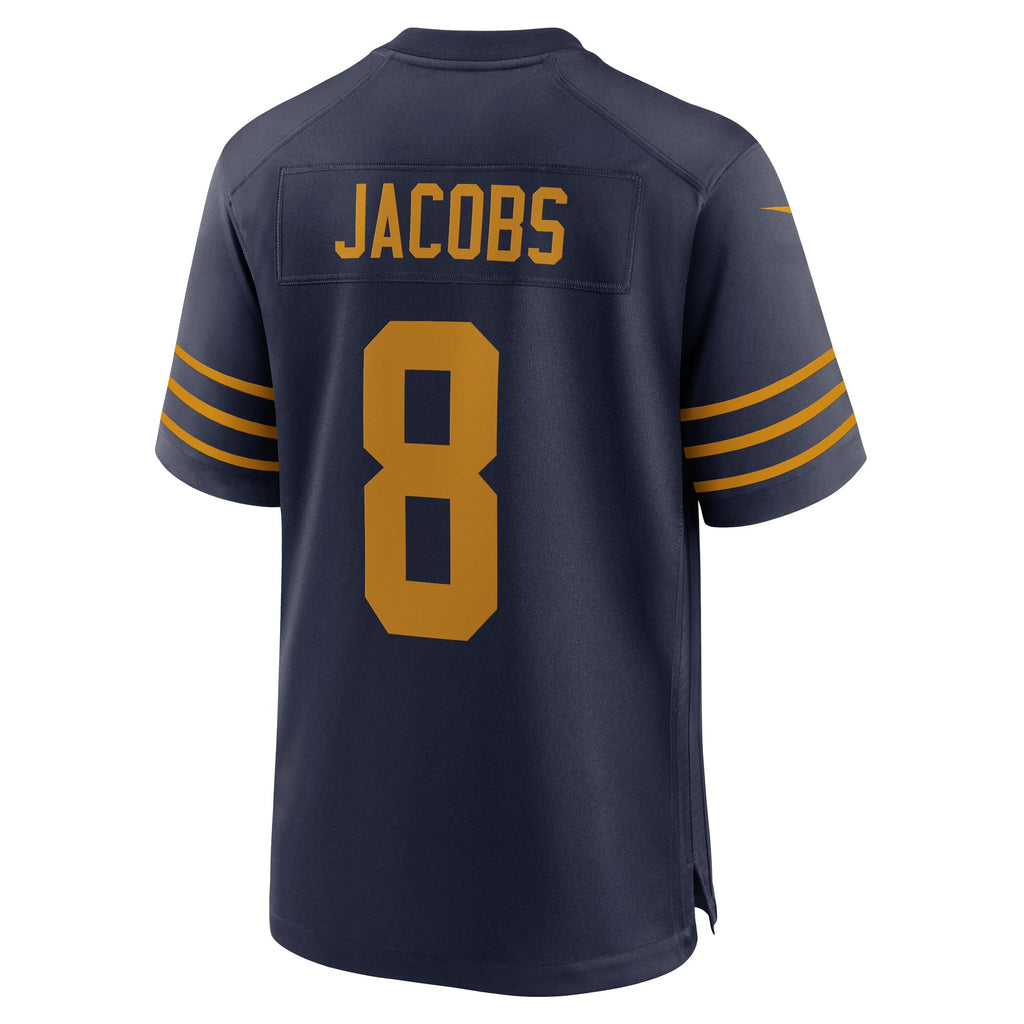Men's Green Bay Packers Josh Jacobs Nike  Green Team Game Jersey