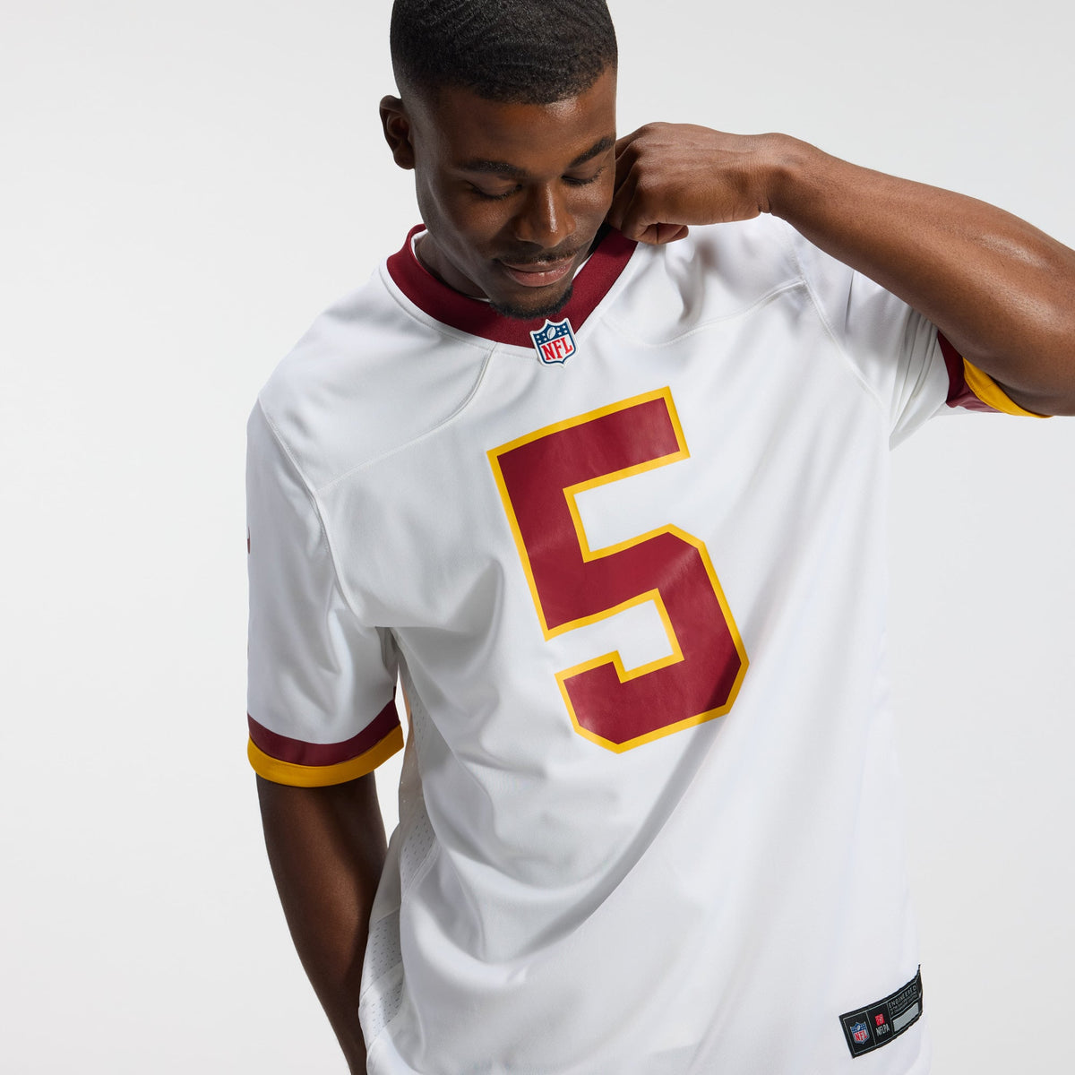 Men's Washington Commanders Jayden Daniels Nike Burgundy Game Jersey
