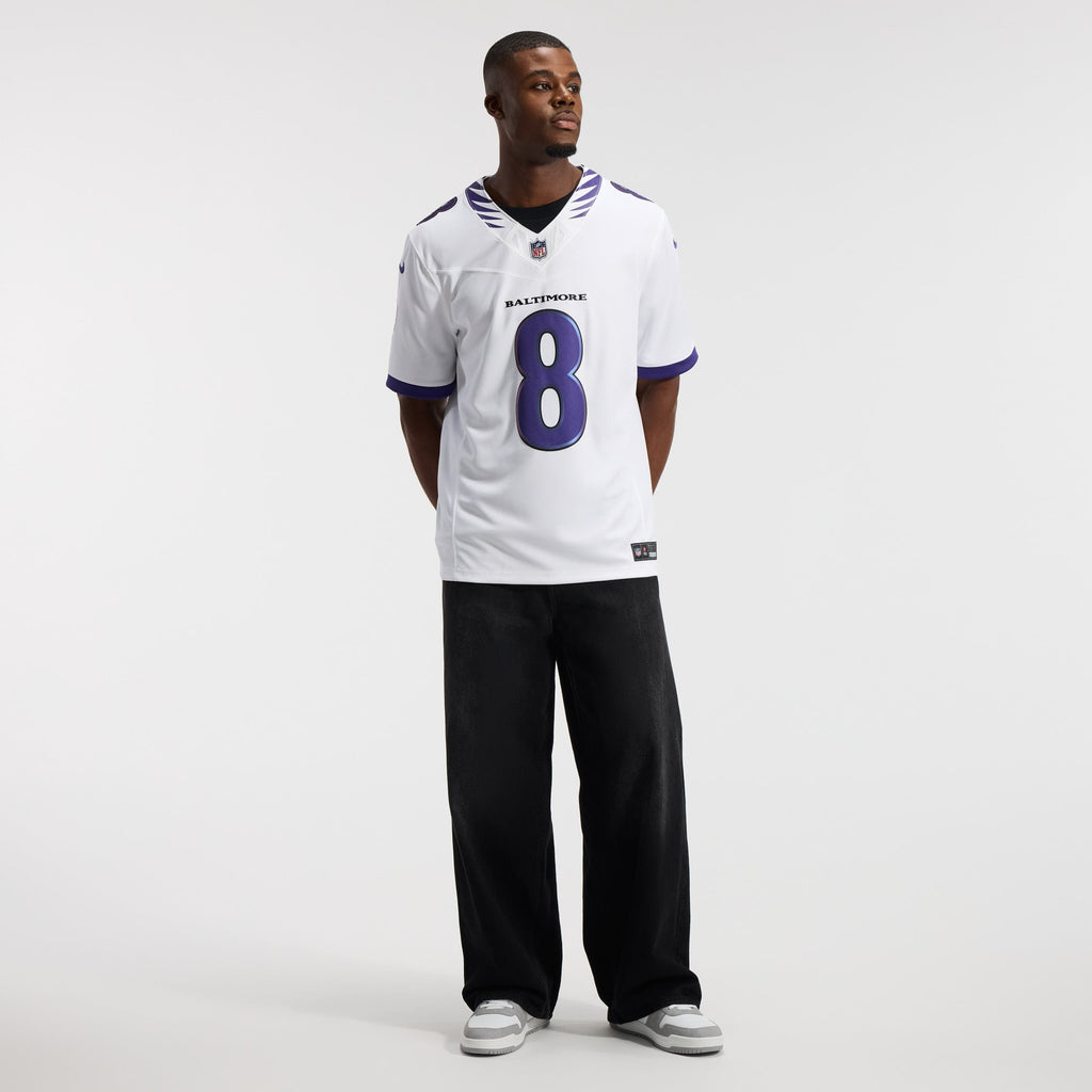 Men's Baltimore Ravens Lamar Jackson Nike Black Alternate Alternate Vapor F.U.S.E. Stitched Limited Jersey