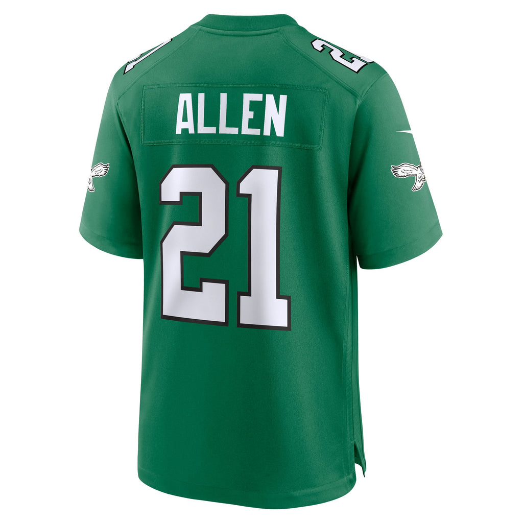 Men's Philadelphia Eagles Eric Allen Nike Kelly Green Retired Player Alternate Game Jersey