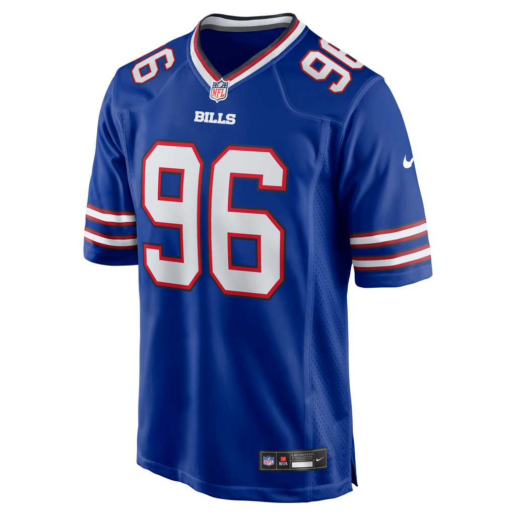 Men's Buffalo Bills Deone Walker Nike  Royal Team Game Jersey