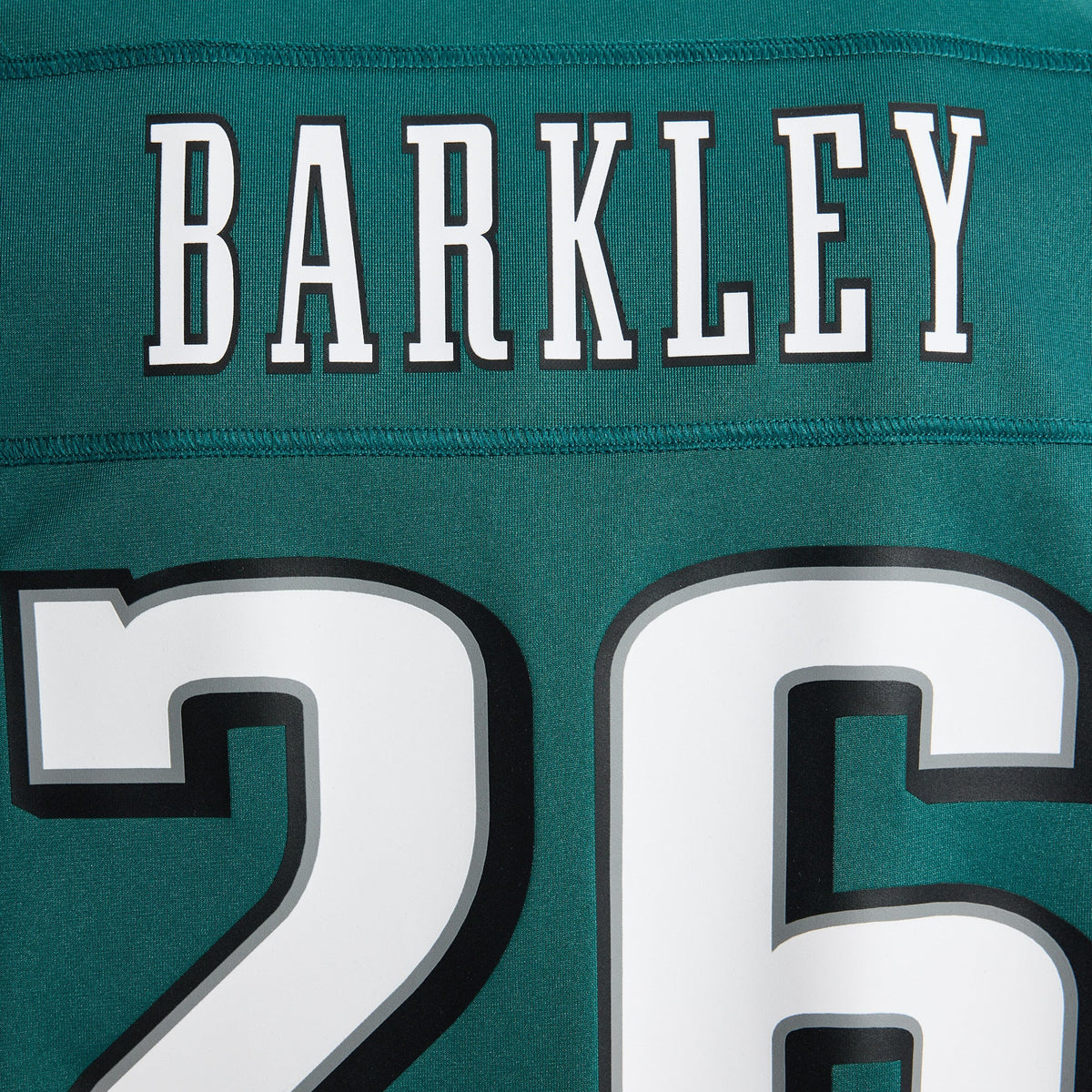 Men's Philadelphia Eagles Saquon Barkley Nike  Midnight Green Team Game Jersey