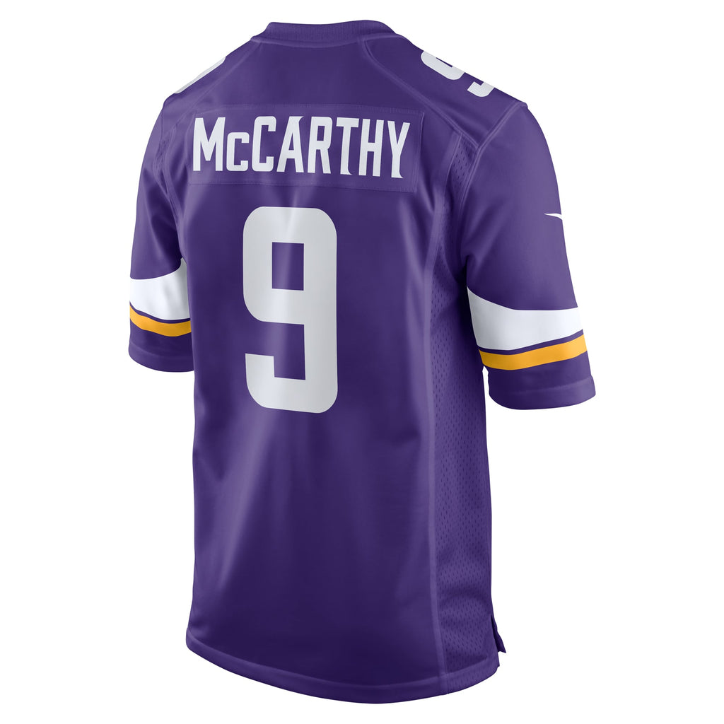 Men's Minnesota Vikings J.J. McCarthy Nike White Alternate Game Player Jersey