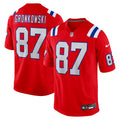 Men's New England Patriots Rob Gronkowski Nike  Red Alternate Retired Player Game Jersey
