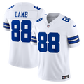 Men's Dallas Cowboys CeeDee Lamb Nike White Vapor F.U.S.E. Stitched Limited Jersey