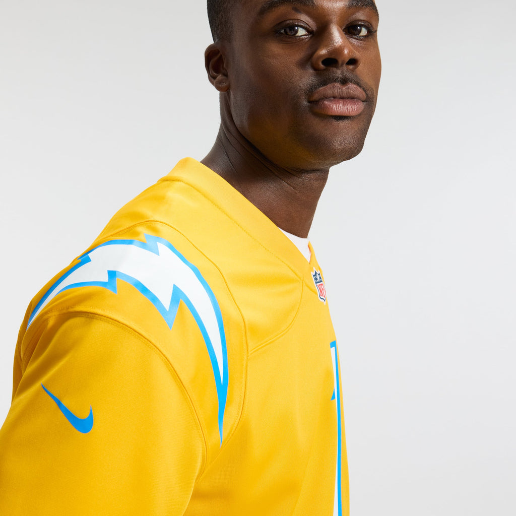Men's Los Angeles Chargers Quentin Johnston Nike Powder Blue  Game Player Jersey