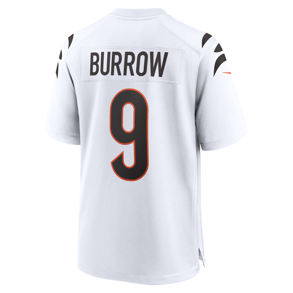 Men's Cincinnati Bengals Joe Burrow Nike White Game Jersey