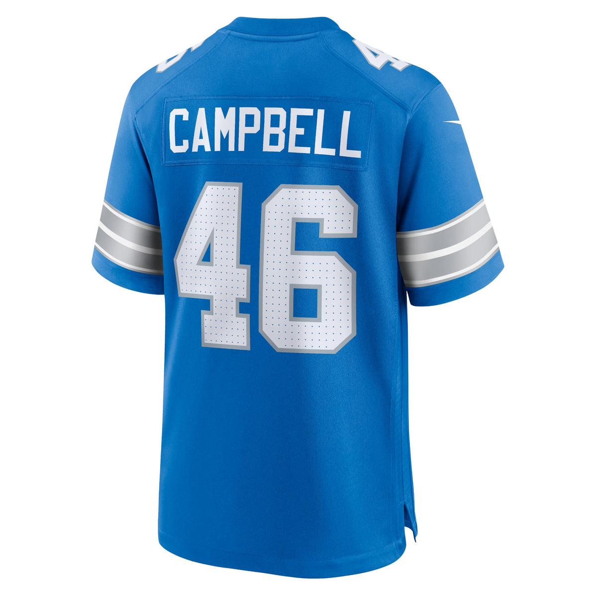 Men's Detroit Lions Jack Campbell Nike  White White Game Jersey