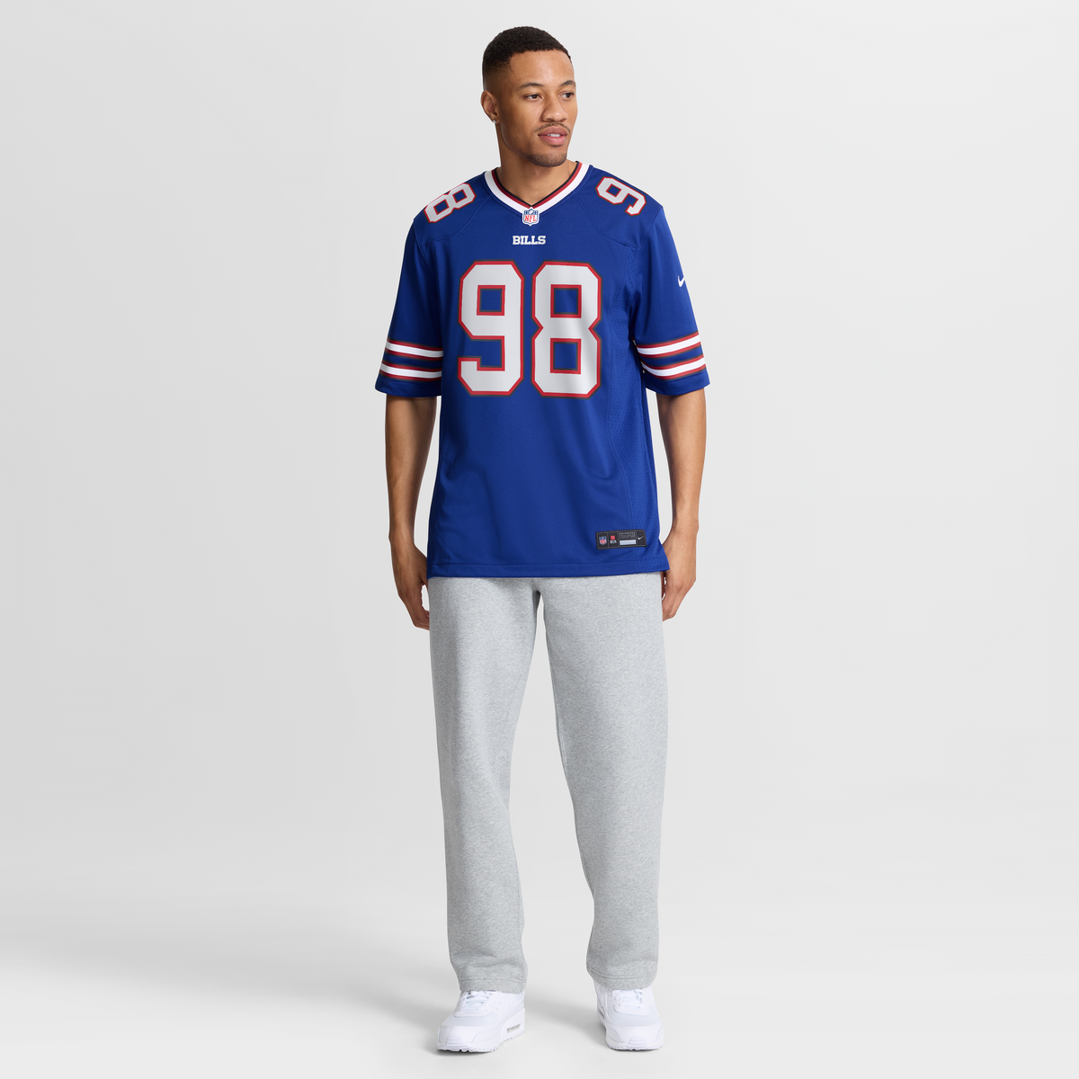 Men's Buffalo Bills T.J. Sanders Nike  Royal Team Game Jersey