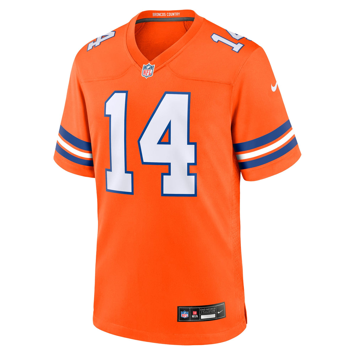 Men's Denver Broncos Courtland Sutton Nike Orange Alternate Game Jersey