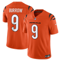 Men's Cincinnati Bengals Joe Burrow Nike Orange Alternate Vapor F.U.S.E. Stitched Limited Jersey