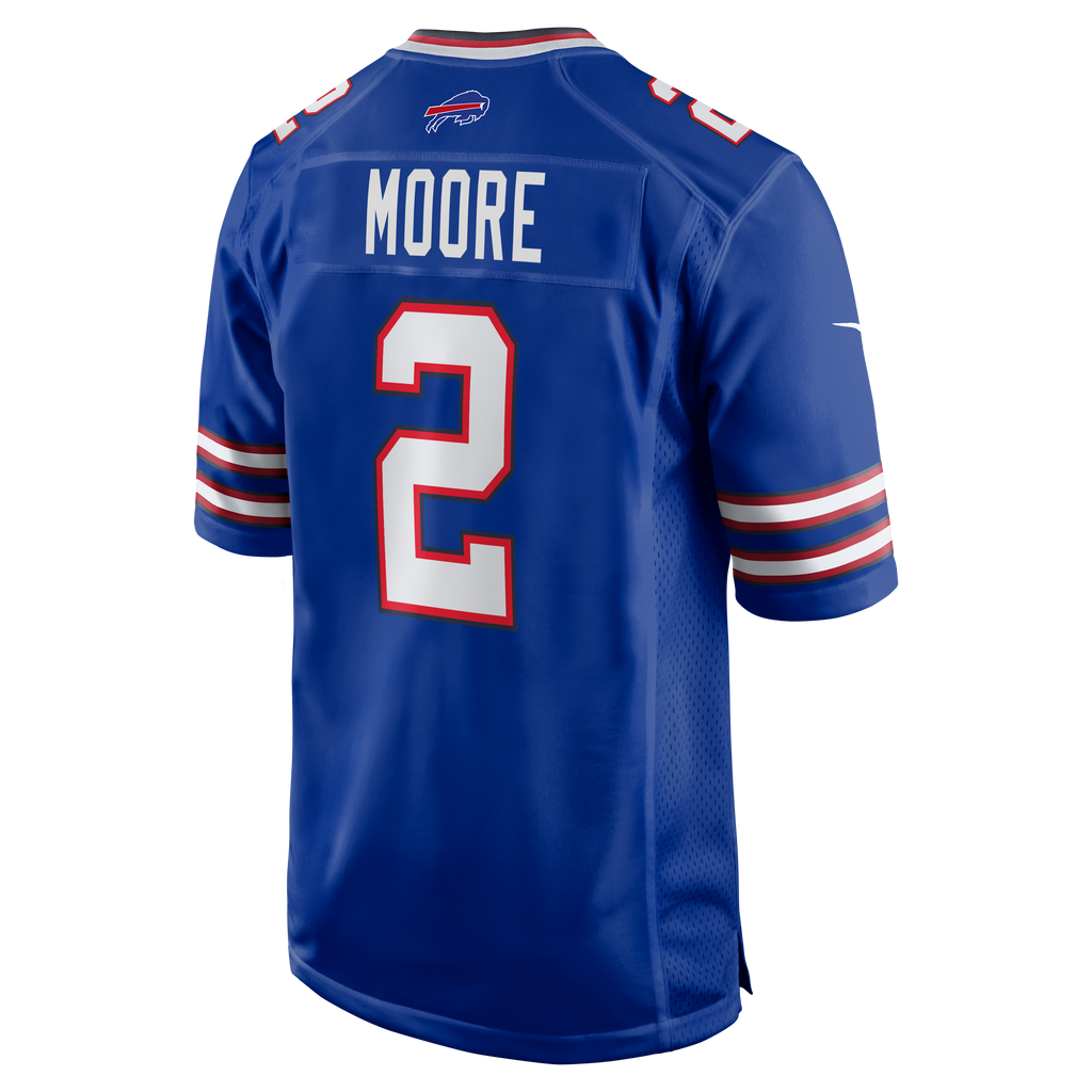 Men's Buffalo Bills D.J. Moore Nike Royal Game Jersey